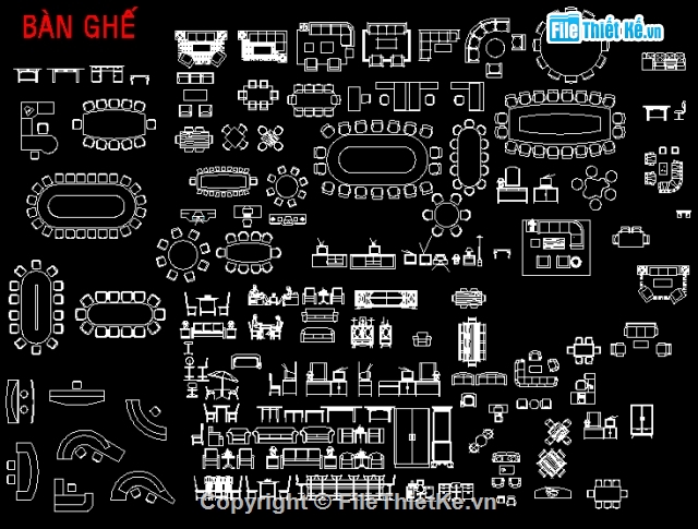 cad nội thất,bản vẽ bàn ghế,thư viện nội thất,đồ nội thất